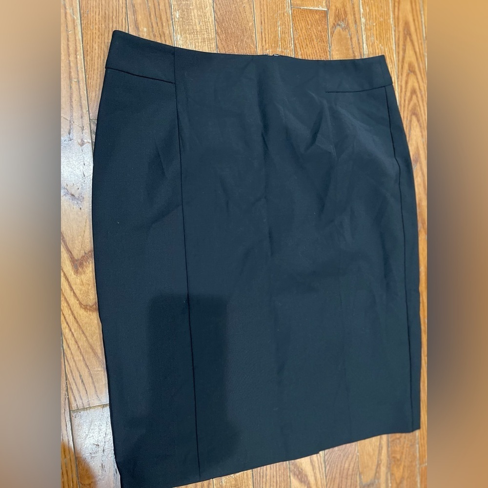 Talbots Classic Black Pencil Skirt - Picture 3 of 11